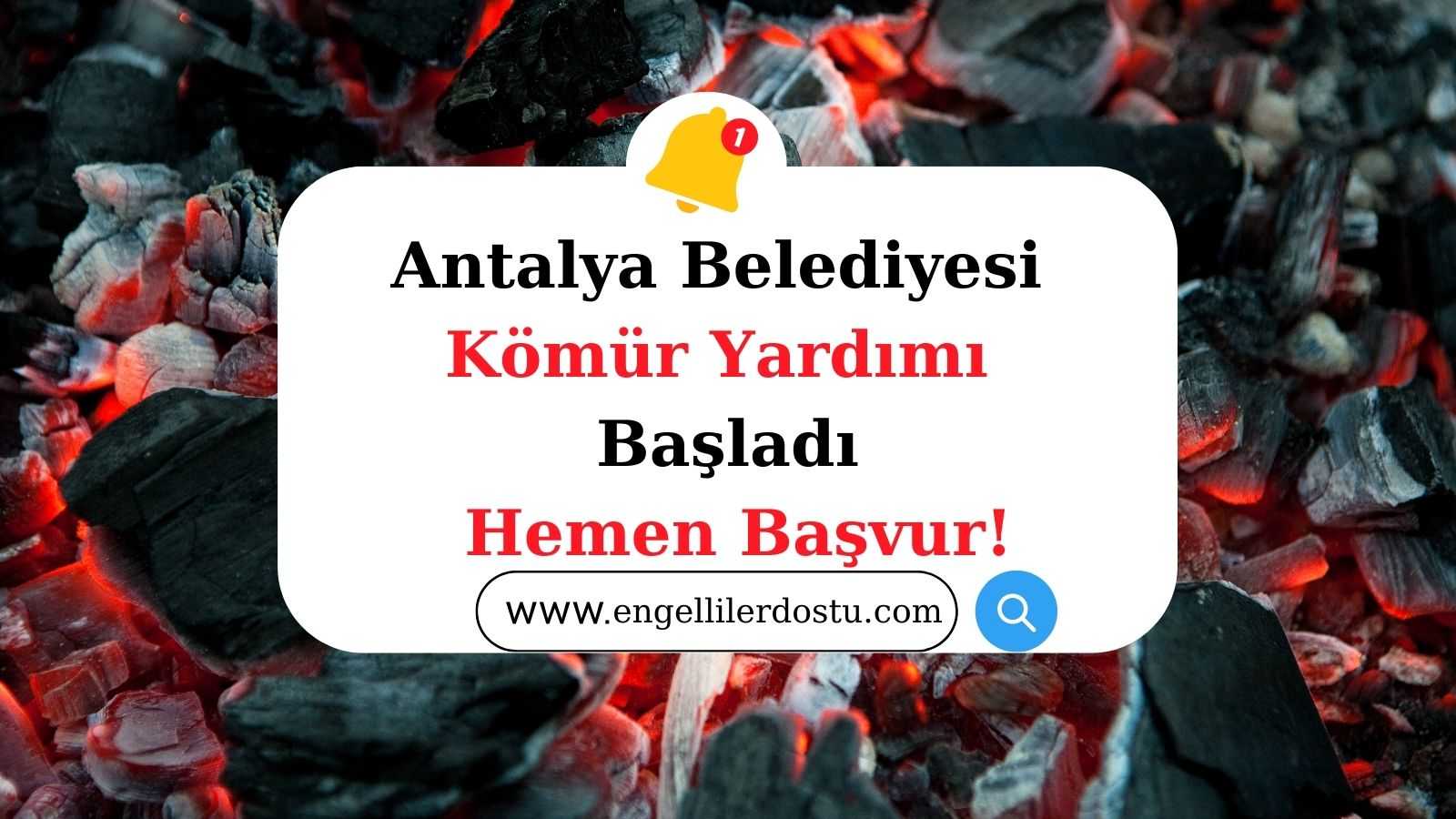 Antalya Belediyesi Kömür Yardımı Başladı Hemen Başvur!