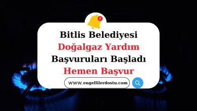 Bitlis Belediyesi Doğalgaz Yardım Başvurusu