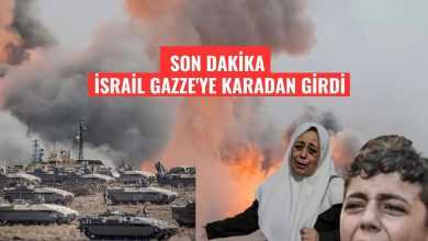 Son Dakika: İsrail Gazze'ye Karadan Girdi